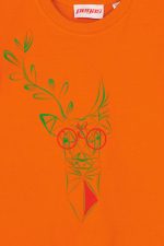 TRICOU  CERB FAMILIE COPII ORANGE-6 - imagine 3