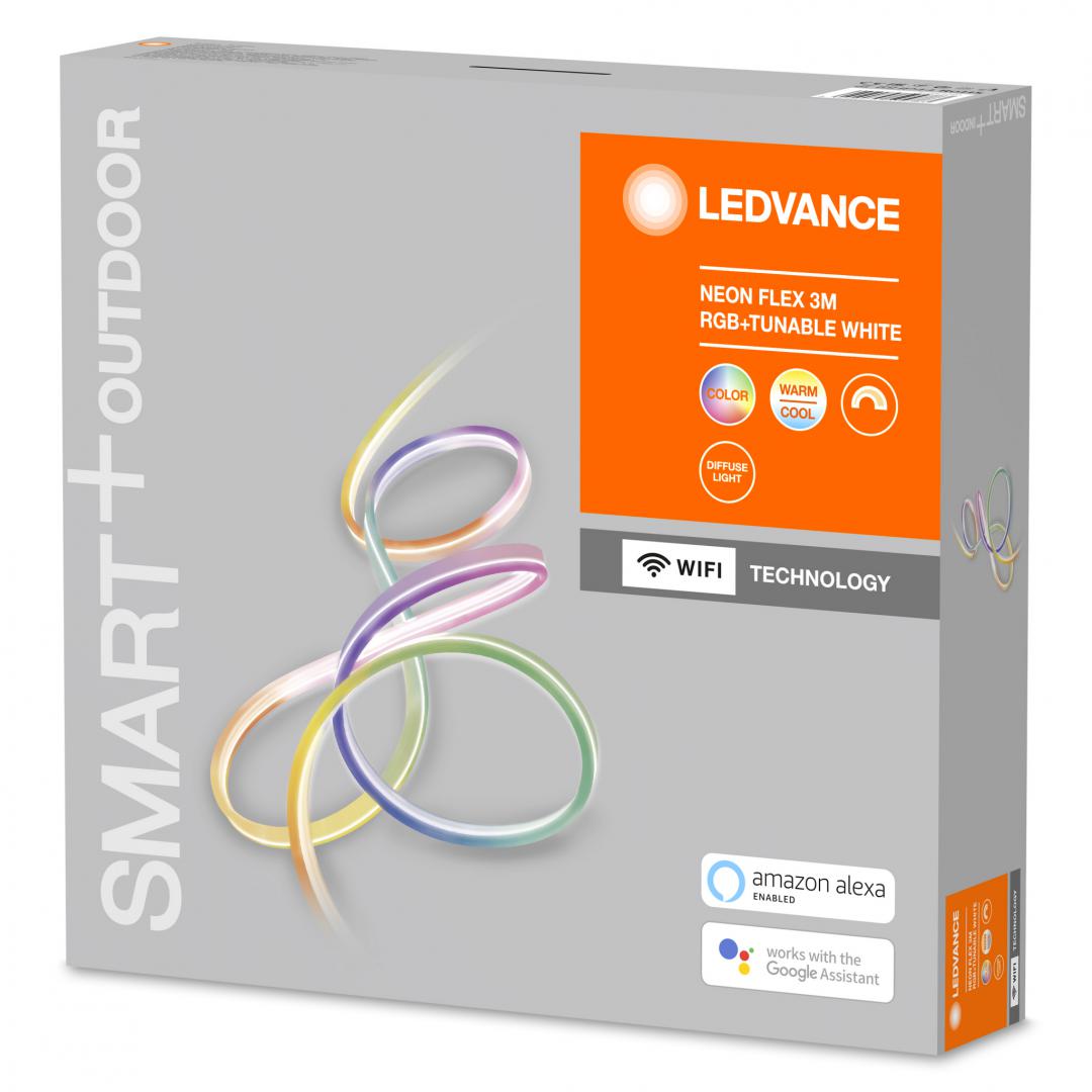 overlay_764efa8b3520e442645d47058476d5f9.jpg Banda LED RGB inteligenta Ledvance SMART+ Wifi NEON FLEX MULTICOLOR,15W - imagine 1