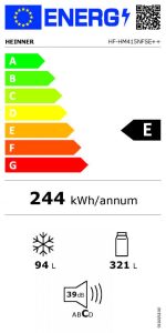 FRIGIDER CU DOUA USI HEINNER HF-HM415NFSE++ - imagine 9