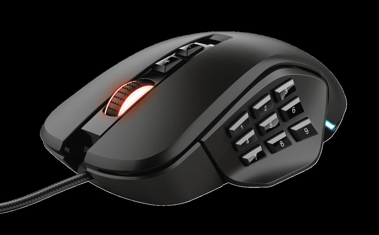 overlay_7706448135a6e57420c701811e6a2038.png Mouse Trust GXT 970, Gaming Mouse, negru - imagine 1