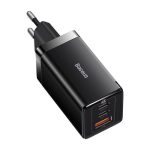 Incarcator retea Baseus GaN5 PRO, Quick Charge 65W, 2 porturi - imagine 2