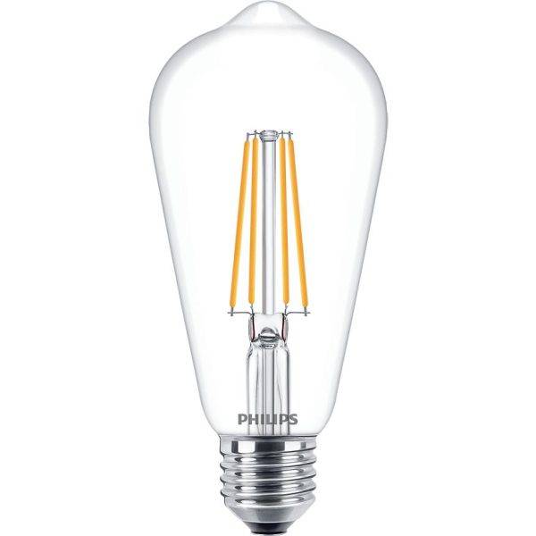 Bec LED Philips Classic ST64, EyeComfort, E27, 7W (60W),806 lm