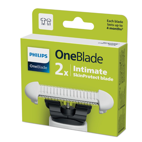Lame de schimb PHILIPS QP229/52 OneBlade Intimate ,Skin Protect, 2