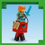 BATALIE DEASUPRA LAVEI IN NETHER, LEGO 21266 - imagine 4