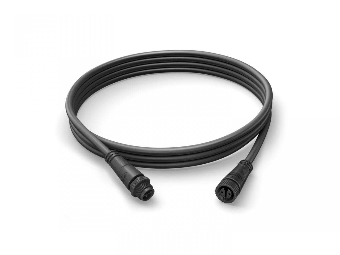 overlay_77998fa87b0806ec0833bb778923d8aa.jpeg Extensie cablu exterior Philips Hue, IP67, 2.5m, Negru - imagine 1