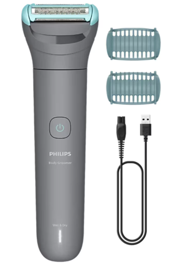 overlay_77b288afb3b065a231b59117492170f5.png Aparat de tuns corporal PHILIPS Series 3000 BG3480/15, acumulator, autonomie - imagine 1