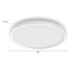 Plafoniera inteligenta LED RGB Philips Hue Surimu, Bluetooth, 40W, 2850lm, - imagine 2