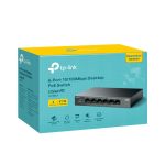 "6-Port 10/100 Mbps Desktop Switch with 4-Port PoE PORT: 4× - imagine 3