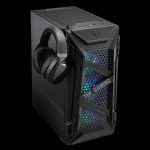 Carcasa ASUS TUF Gaming GT301, RGB, Mid Tower, Black - imagine 3