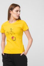 TSHIRT CASUAL F CAL PEGAS YELLOW-L - imagine 4