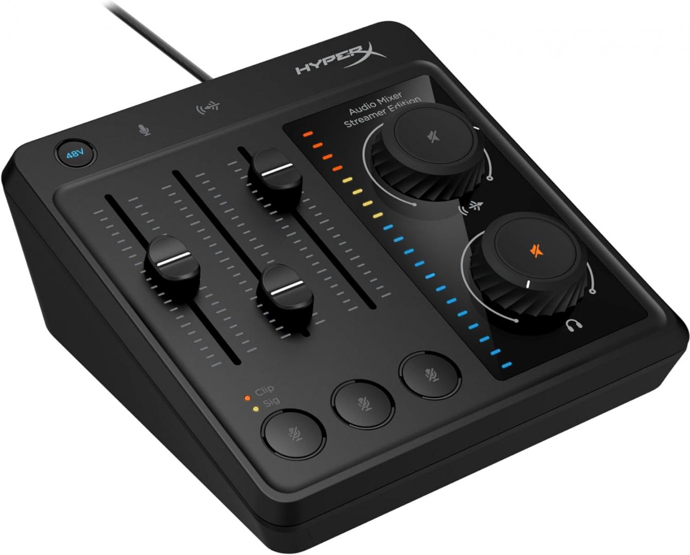 overlay_798f07966f2c1240cba0e1b1d2fefa3a.jpg HyperX Audio Mixer pentru microfoane XLR si jack 3,5mm, phantom - imagine 1