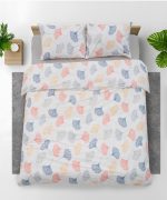 Set de pat,cearceaf cu elastic 180x200,Linden - imagine 2