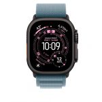 Apple Watch 49mm Light Blue Alpine Loop - Large - Black Titanium - imagine 2