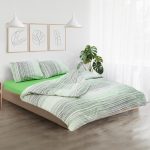 Set de pat,cearceaf cu elastic180x200,Mils - imagine 3