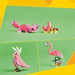 ANIMALE SALBATICE: FLAMINGO ROZ, LEGO 31170 - imagine 7