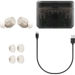 Casti In-ear HyperX Cirro Buds Pro Tan, Wireless, noise-canceling, Bej - imagine 3