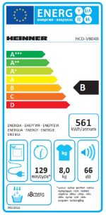 USCATOR DE RUFE CU CONDENSARE HEINNER HCD-V804B - imagine 5