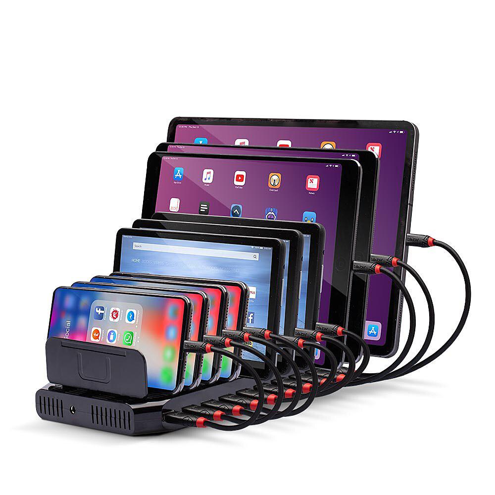 overlay_7b433743a7e0dc101ac5df813277f111.jpg Lindy Statie Incarcare 10 porturi USB A - imagine 1