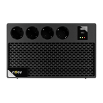 UPS nJoy Renton 650 Plus, 360W, USB, Tower - imagine 2