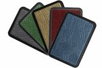 COVORAS INTRARE ANTIDERAPANT CU MARGINE CAUCIUCATA 40X60 CM, VERDE, HEINNER - imagine 3