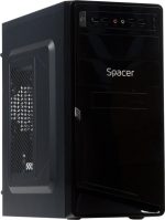 Carcasa Spacer Moon, ATX, Mid Tower NEGRU - imagine 3