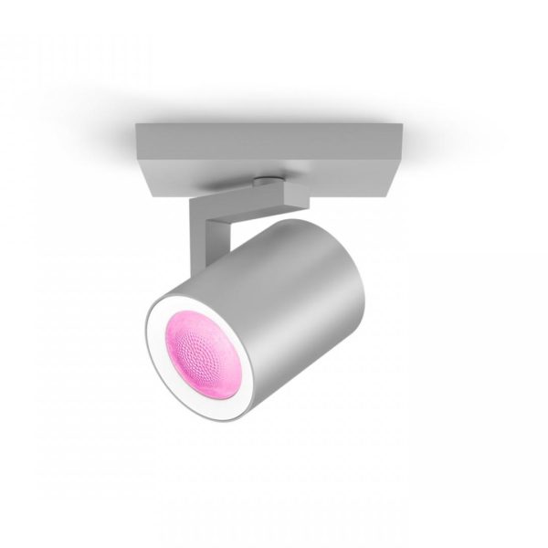 Spot LED RGB Philips Hue Argenta, Bluetooth, GU10, 5.7W, 350