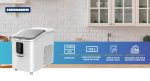 Mașină de cuburi gheață HEINNER Frosty Breeze HIM-DW120WH - imagine 3