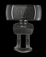 Camera Web Trust Trino, rezolutie video HD, USB 2.0, Negru - imagine 2