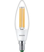 Bec LED Philips Classic B35, Ultra Efficient Light, E14, 2.3W