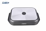 TAVA ALUMINIU CU ACOPERIRE CERAMICA 39.5x26 CM, DARK LINE, COOKING - imagine 4
