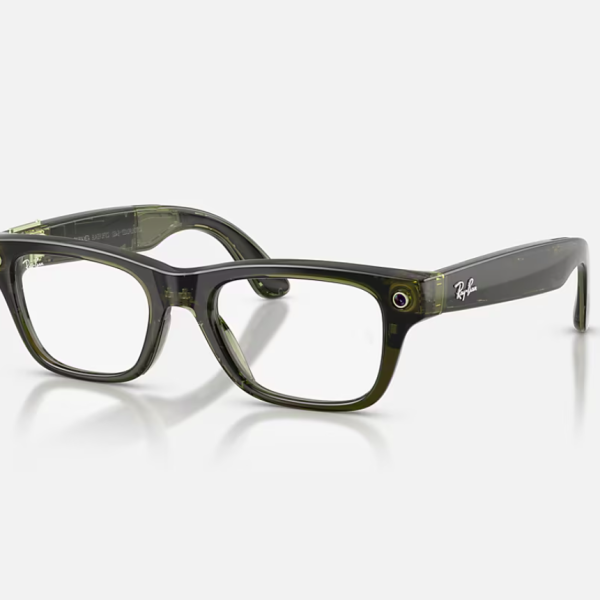 Ray-Ban Meta Blayzer Optics Gen 2 AI Glasses Shiny Transparent
