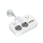 Prelungitor tip priza cu  protectie Serioux Quick Charge 3.0, - imagine 5