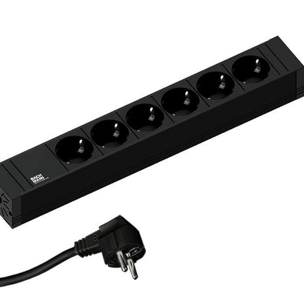 Bachmann Connect Line 6xCEE7/3 cordon 3,0m 3G2,5mm² CEE7/7