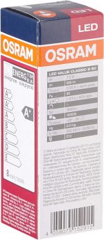 Bec LED Osram Value Classic B, E14, 7W (60W), 806 - imagine 3