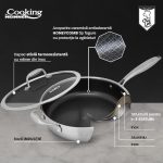 TIGAIE ADANCA+CAPAC, 24x6.5 CM, TITANIUM3, COOKING BY HEINER - imagine 7
