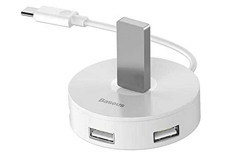 overlay_7e13f1468a91db7285a053ec8bac4557.png Hub extern Baseus Airjoy 10 cm, alb - imagine 1