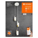 Pendul LED inteligent Ledvance SMART+ WiFi DECOR TWIST, 24.5W, 2100