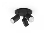 Spot LED RGB Triplu Philips Hue Fugato, Bluetooth, 3xGU10, 3x5.7W - imagine 4