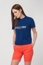TRICOU  LOGO MULTICOLOR FEMEI  ROYAL BLUE-L