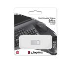 Memorie USB Kingston DataTraveler Micro 64 GB, USB 3.2, Argintiu - imagine 3
