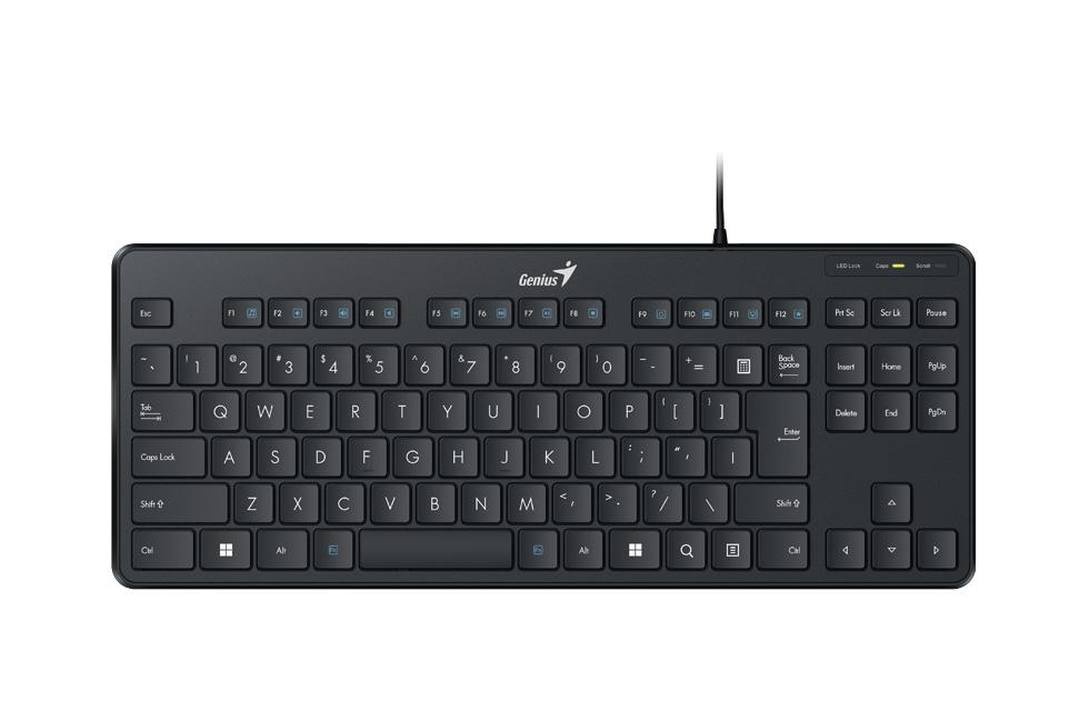 overlay_7f736243c43e0ecdded4534b405a5fa7.jpg Tastatura Genius LuxeMate 110, USB, Negru - imagine 1