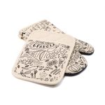 SET BUCATARIE 2 PIESE BEJ - imagine 2