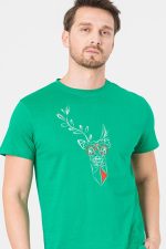 TRICOU  CERB FAMILIE BARBATI   K GREEN-XXL - imagine 4