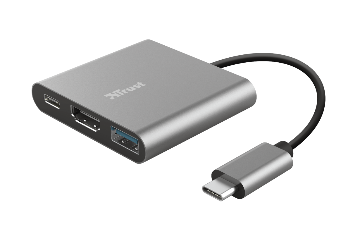 overlay_8017aeadf986ca25e6a25b1fd3579b5d.png Hub USB Trust Dalyx, 3 porturi USB-C, silver - imagine 1