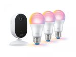 Pachet WiZ Connected cu 3 Becuri LED RGB inteligente A60,