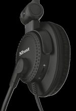Casti cu microfon Trust Como, negru - imagine 3