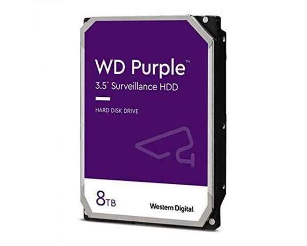 HDD Surveillance WD Purple Surveillance, 8TB, 5400RPM, SATA