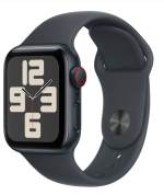 Apple Watch SE GPS + Cellular 40mm Midnight Aluminium Case
