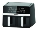 FRITEUZA DUBLA CU AER CALD HEINNER SIMCOOK HAF-K10DB24BK - imagine 2