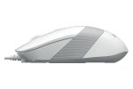 Mouse A4tech FM10, cu fir, alb - imagine 3